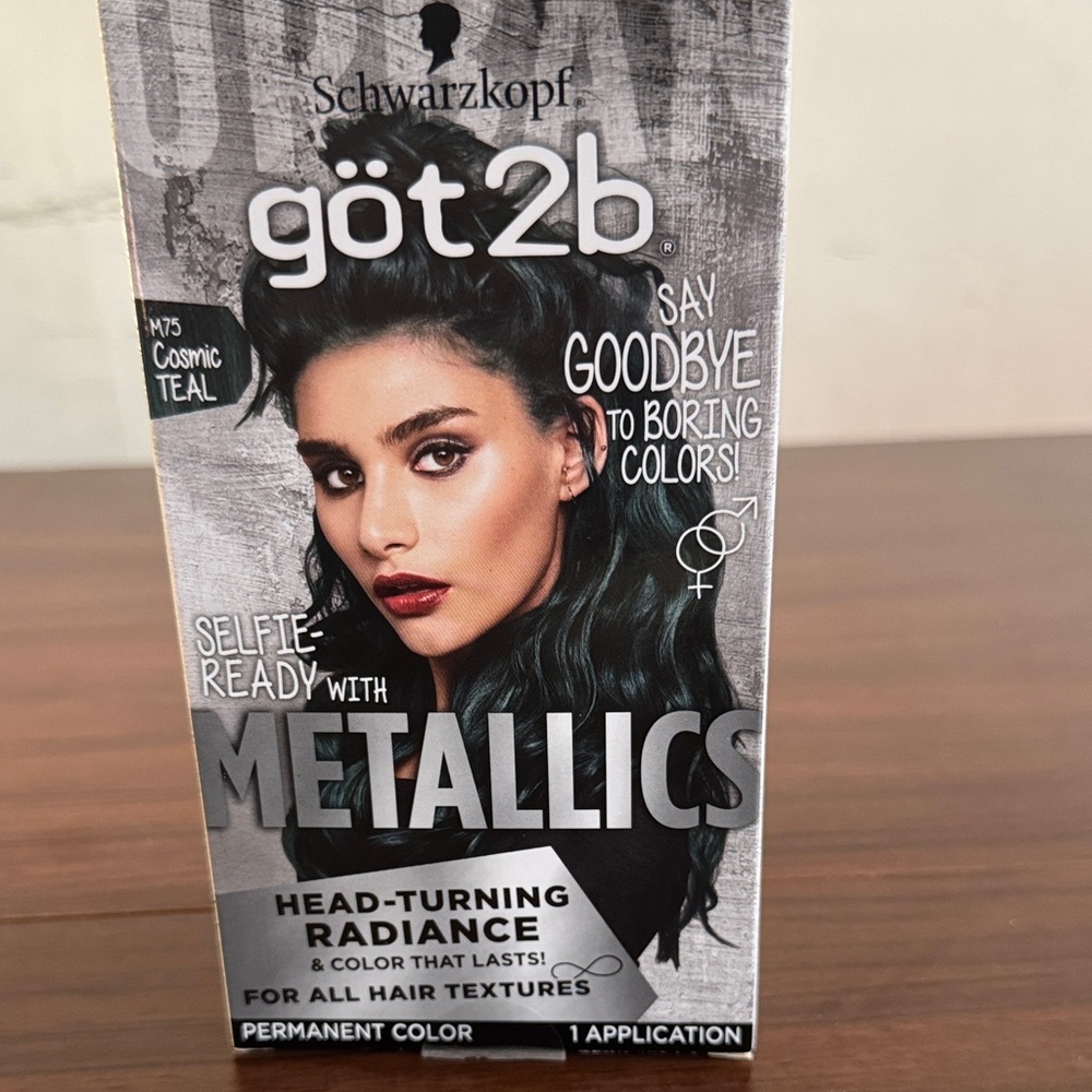 Schwarzkopf got2b Metallics Cosmic Teal Hair Color